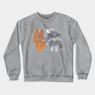 LIONHEAD RABBIT COUPLE Crewneck Sweatshirt